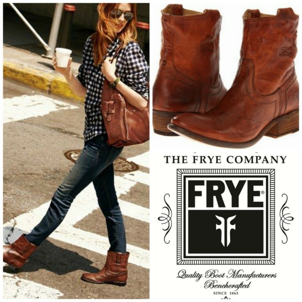 Frye Women's Brown Leather Boots